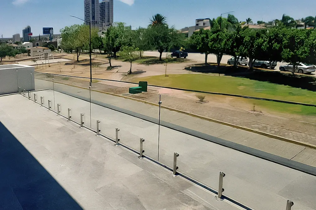 Barandal de vidrio