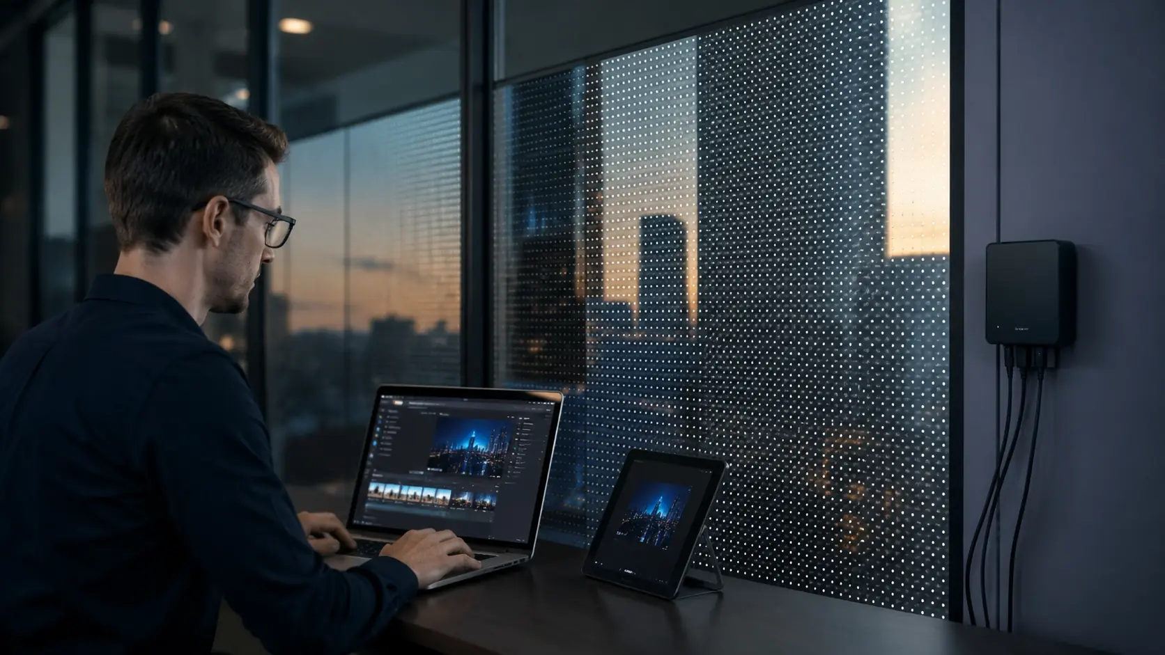 Carga y configuración de contenido Wunder-LED